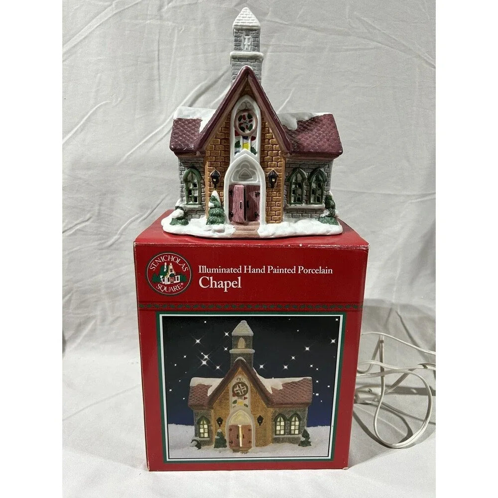 Vintage St. Nicholas Square Christmas Village 